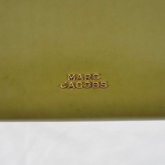 Marc Jacobs The Glam Claw Slip Leather Top Handle Shoulder Bag In Reed Green - Picture 6 of 15